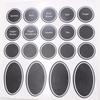 320+ Printed  Jar and Pantry Label Set Chalkboard Round Stickers  Labels