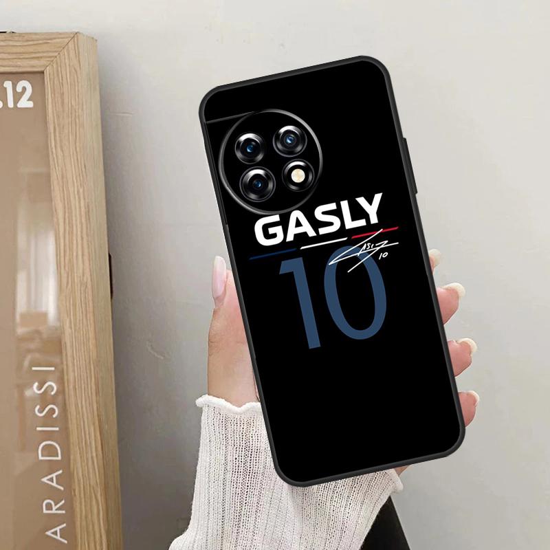 Pierre Gasly 10 F1 Case For OnePlus 10T 10R 12R 9R 8T 12 11 9 10 Pro Nord CE 2 3 Lite CE4 2T N10 N20 N30 Cover