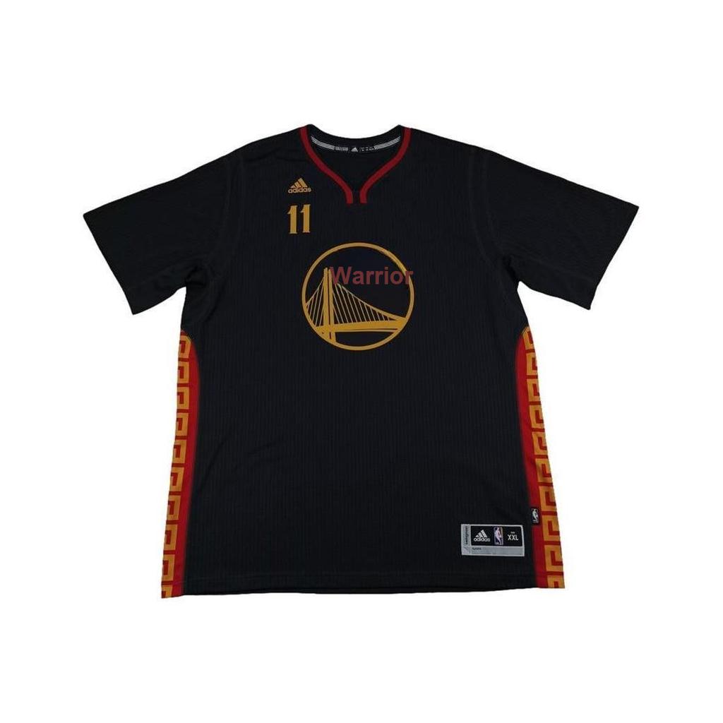 adidas X NBA Golden State Warriors Swingman Fan Edition Klay Thompson модная мягкая удобная простая баскетбольная майка с коротким рукавом 7470A-3GA-K91598