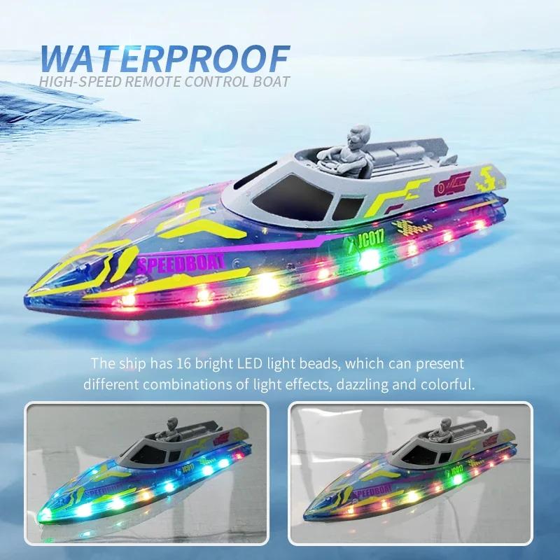 Non-Toxic Jc017 Rc Boats 2.4G Rc Ship Model Kid Toy 20Km/H High Speed Racing Gesture Dual Remote Control Ship Toys For Children Gifts
