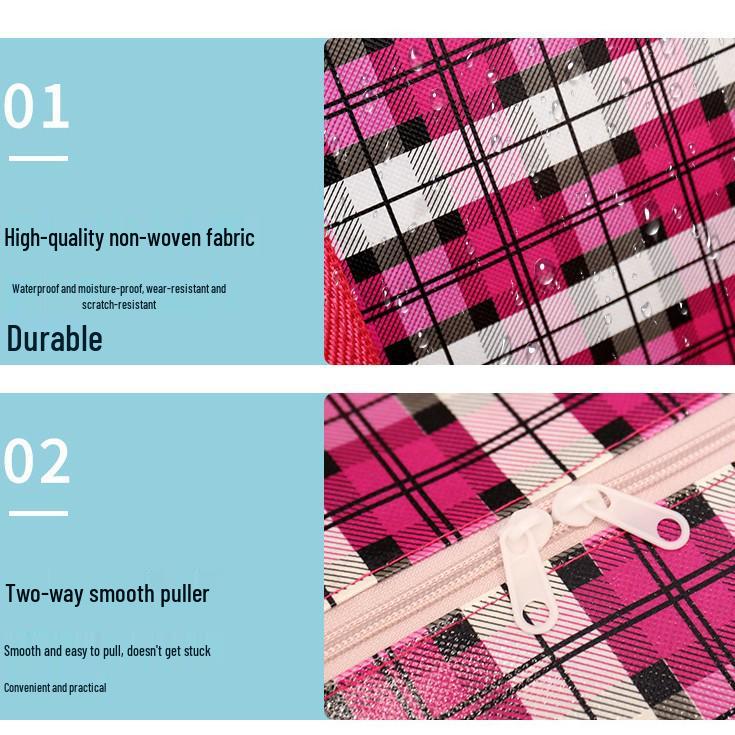 Вместительная нетканая дорожная сумка для влагозащищенного хранения одеял и одежды