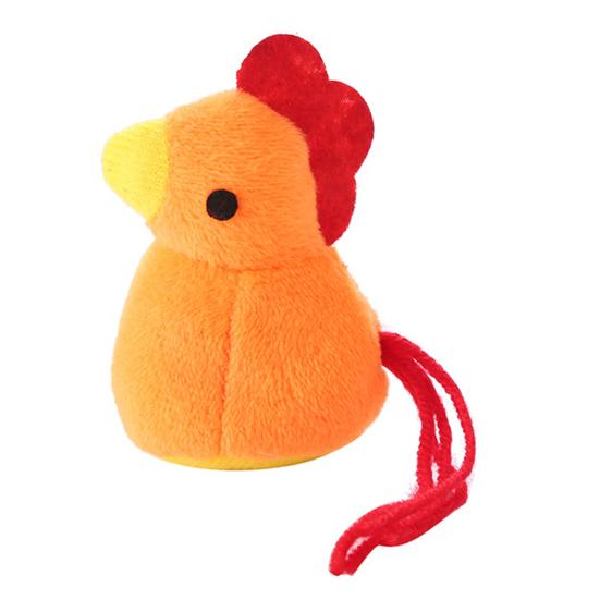 Мультяшная кошка Форма цыпленка Кошачья мята Интерактивная забавная игрушка для кошек Анти-укус Товары для домашних животных