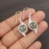 Attractive Labradorite 925 Sterling Silver Earrings, Handmade Decent Jewelry, Bohemian Gemstone Earrings For Engagement Gifts
