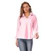 Womens Solid Color Loose Flared Sleeve Tops Ladies Long Sleeve Buttons T Shirt Blouse