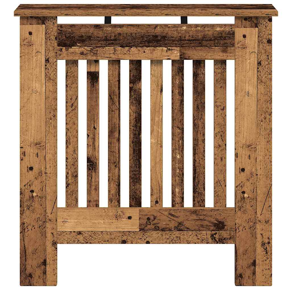Декоративная панель на радиатор, винтажный деревянный вид, 78 x 19 x 81,5 см, Древесно-стружечная плита