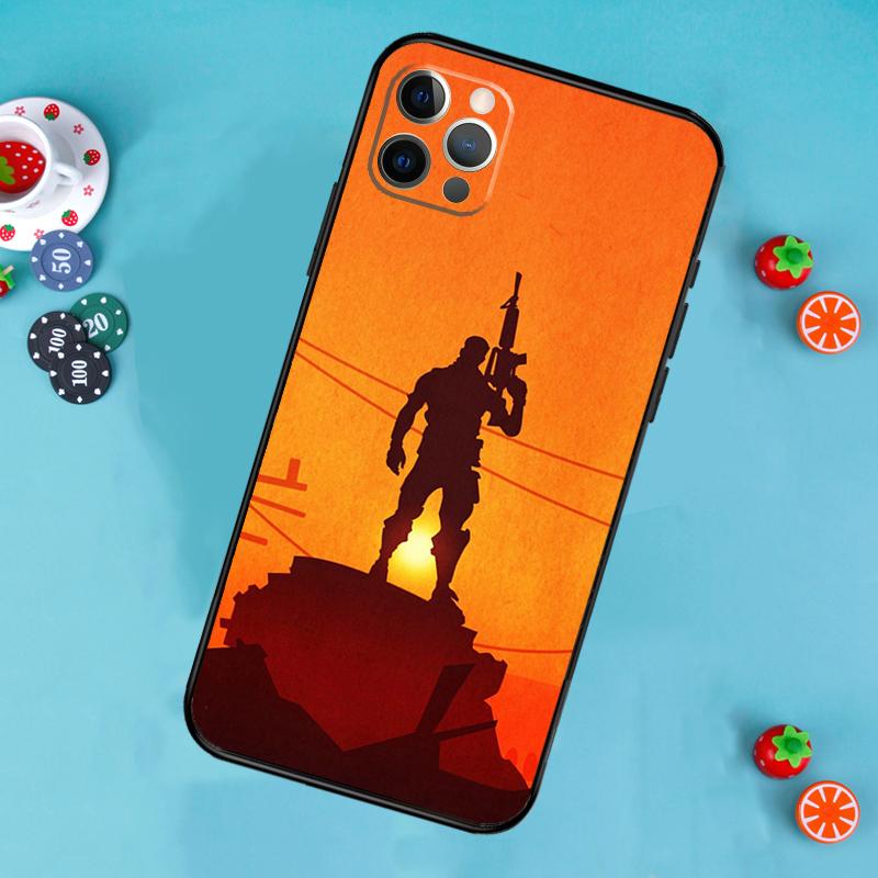 Camo military Army Phone Case For iPhone 17 Air 13 16 15 11 12 14 Pro Max 13 12 mini 15 16 Plus 16e Cover Funda