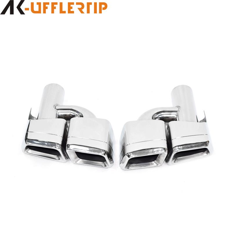 Mercedes-Benz W204/W212 C/E-Class Exhaust Tailpipe Modification - Fits C63, E63, CLS with Square Tip