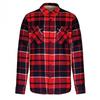 Mens Sherpa Lined Checked Shirt Jacket