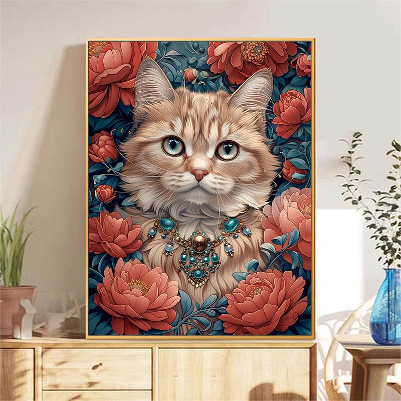 5d DIY Алмазная картина вышивка крестом милые животные кошка алмазная вышивка мозаика полный круглый дрель домашний декор