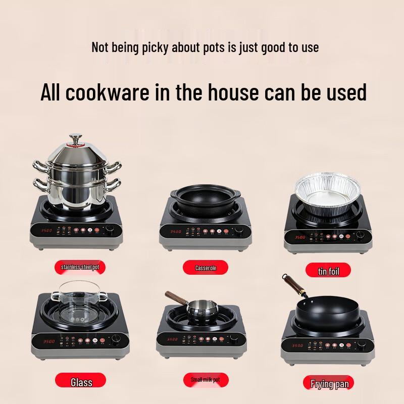 ZISIZ 3500 Вт Умная вогнутая индукционная плита