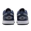 Jordan Air Jordan 1 Устойчивые к истиранию Нескользящие Низкие Винтажные Баскетбольные Кроссовки Мужские Белые Синие 553558-141(Команда181-Б)