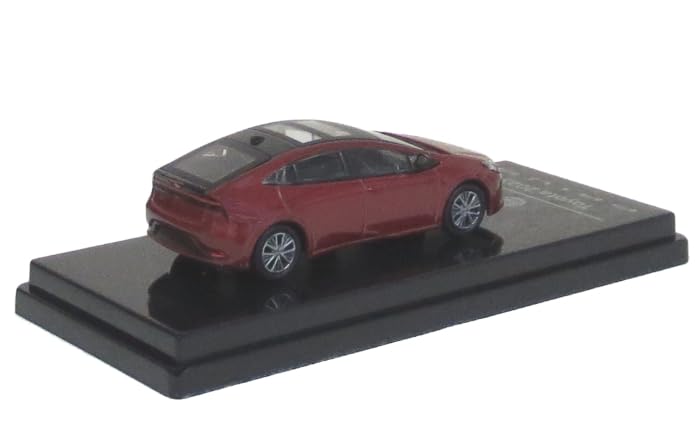 PARAGON Scale Toyota Prius 2023 Supersonic Red LHD 1/64 (Finished Model)