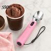 Yogurt Scooper Rechargeable Heated Ice Cream Scoop, Electric with 3-Level Heat, Hard Scooping Tool LED Display, 2000mAh Battery for Cream, Gelato,