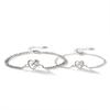 Concentric Knot Couple Bracelet Men and Women A Pair of Ins Cold Wind Interweaving Love Bracelet Love Simple Niche Bracelet