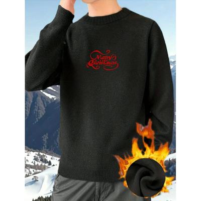 Идеальный рождественский уютный свитер - Плюшевая вязка для незабываемых праздничных моментов