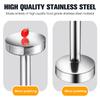 Meat Pounder Flattener Stainless Steel Kitchen Meat Mallet Large Round Meat Mallet Tenderizer Tool Rust Proof Chicken Flattener