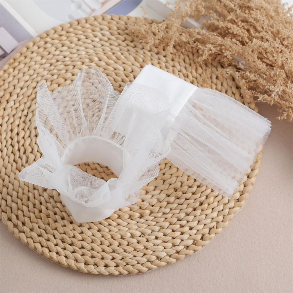 Lace Cuffs Decorative Sleeves for Female Teens Detachable False Sleeves Cuff Extension Trendy Clothing Wrist Accessories