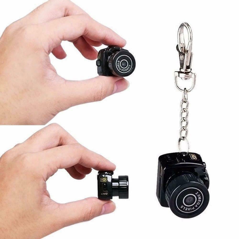 Y2000 Tiny Camera HD Video Audio Recorder Car Sport Micro Cam Webcam With Mic 20W Camcorder Small DV DVR Security Secret Nanny
