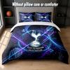 Tottenham Hotspur Design Bed Bedding Set 1 Duvet Cover + 2 Pillowcases Soft Breathable Household Bed Linens
