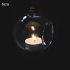 Round Bubble Hanging Clear Glass Terrarium Air Plant Tea Light Candle Holder