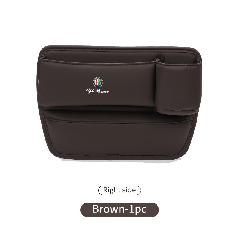 Car Seat Gap Storage Box Car Central Console Side Organizer Boxs For Alfa Romeo 159 Giulietta 156 147 Giulia Mito GT Stelvio