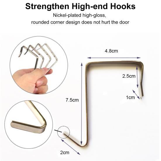 1 комплект, подвесная сумка для хранения на двери с 4 прочными крючками, компактная 24 кармана, брелок для хранения обуви, органайзер для обуви, сумка для дома