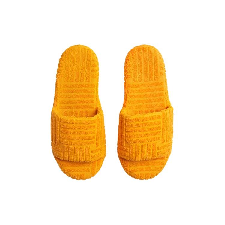 Bottega Veneta Resort Sponge Comfortable And Trendy Quiet Slide Slippers Men's Orange 660245V0VW07960