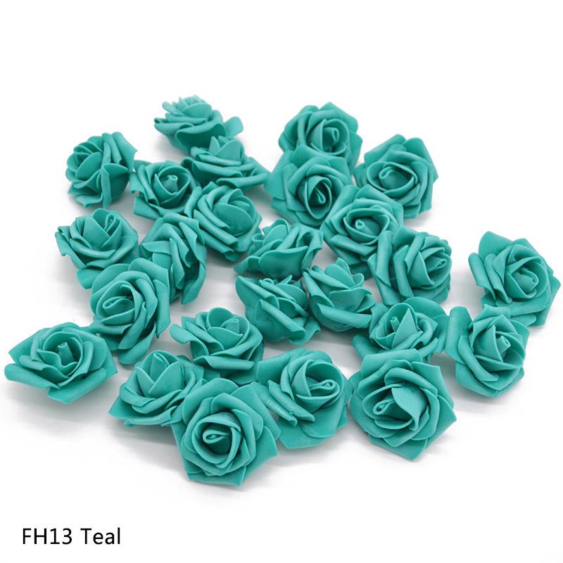 Дешевые 20 шт. разноцветных пенопластовых розовых цветков, искусственный букет роз, ручная работа, украшение для дома, праздничная вечеринка, альбом для вырезок