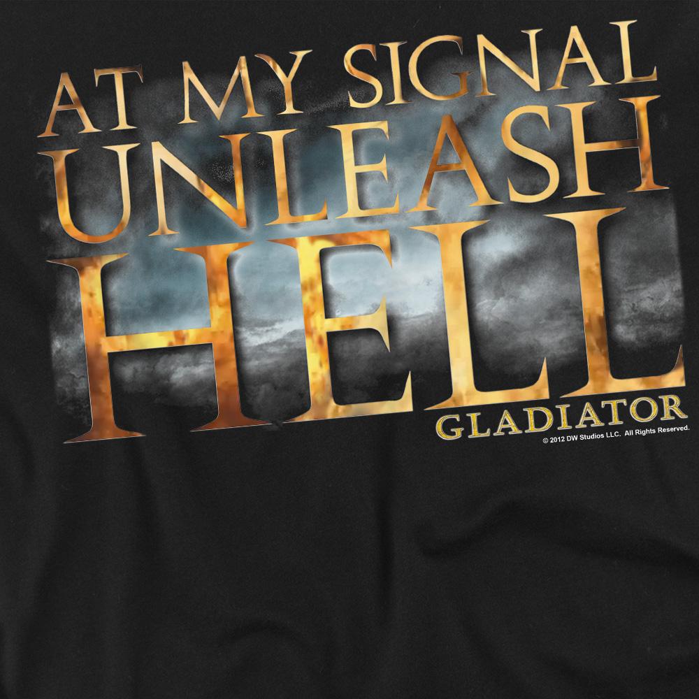 Gladiator Unisex Adult Unleash Hell T-Shirt