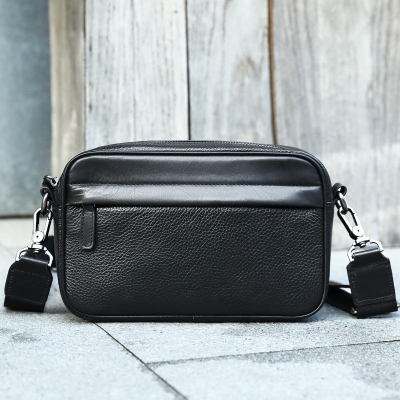 Кожаная сумка через плечо для мужчин Superior Sense Cowhide Trend Сумка через плечо для мужчин Простая сумка для поездок на работу Повседневная мужская сумка