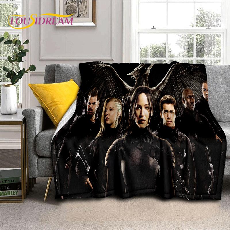 3D The Hunger Games Movie Archer Character Soft Flannel Blanket for Beds Bedroom Sofa Picnic,Throw Blanket for Cover Outdoors