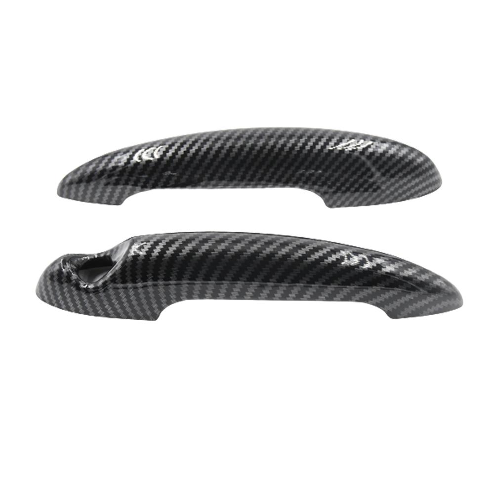 Лучшее качество, глянцевый черный карбоновый чехол для дверной ручки автомобиля для BMW MINI Cooper S R50 R52 R53 R55 R56 R57 R58 R59