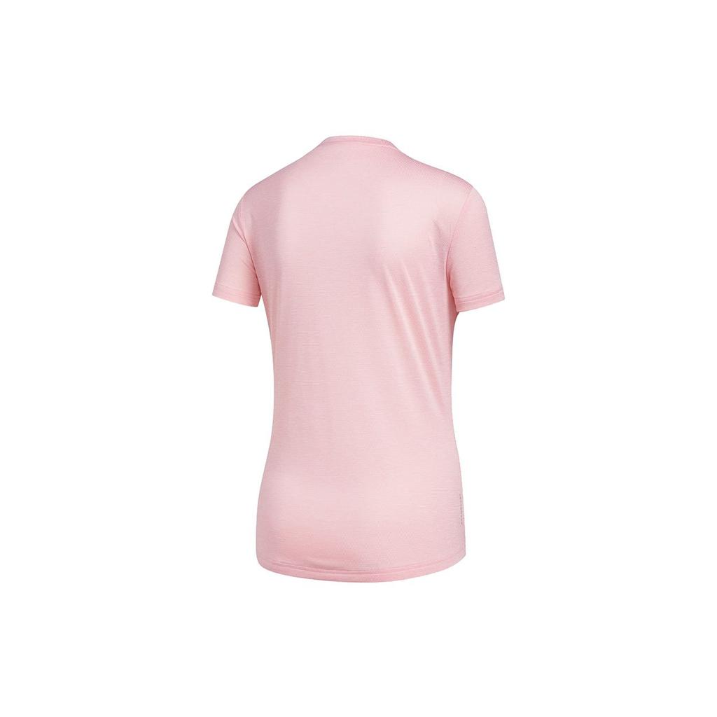 Adidas Собственная футболка The Run для тренировок, спортивная, с коротким рукавом, женская, розовая FM5813