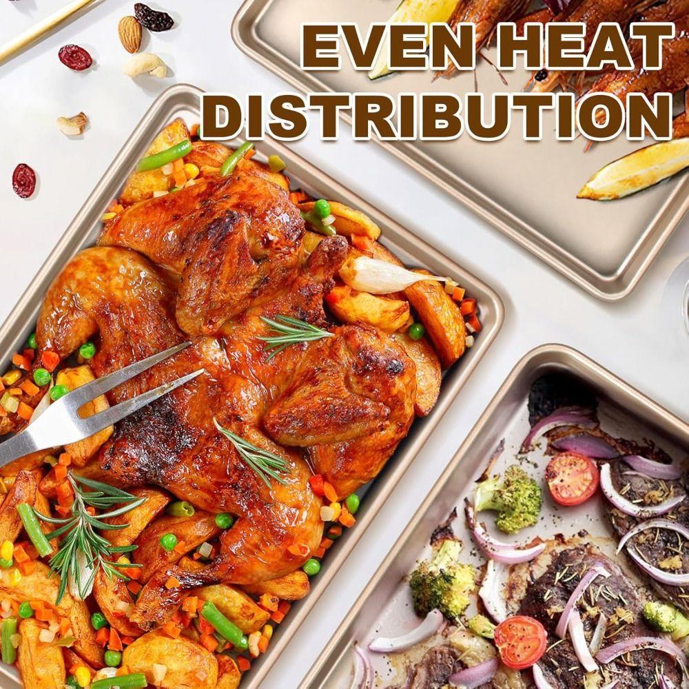 9/11/13inch Cake Baking Tray Nonstick Bakeware Pans Heavy Duty Oven Baking Pan