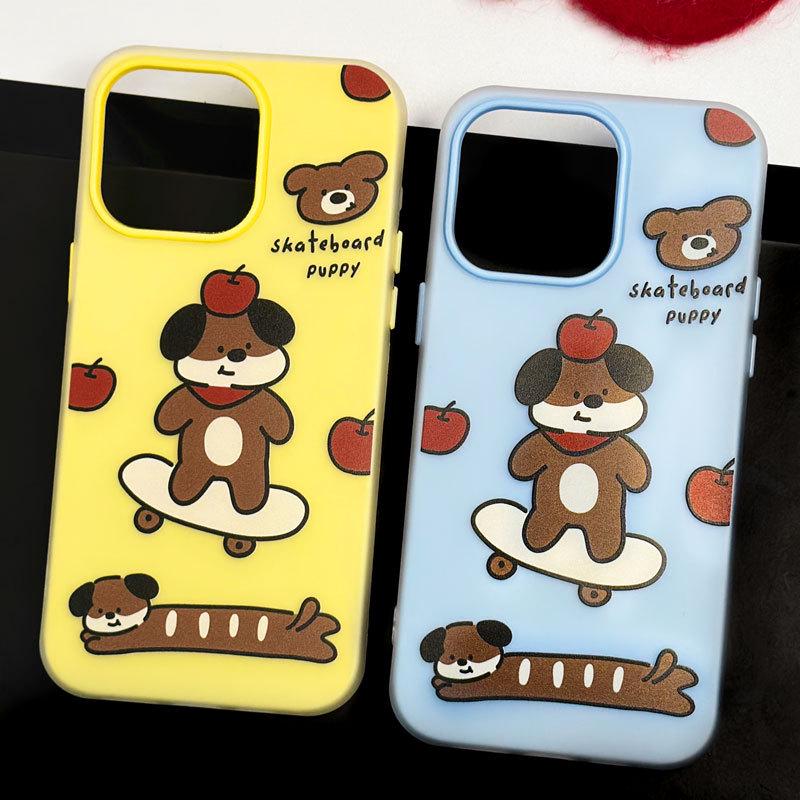 Мультяшный чехол Zhitai Jelly Skin для iPhone 12 до 16, 13, 14 Pro Max, 15 Pro
