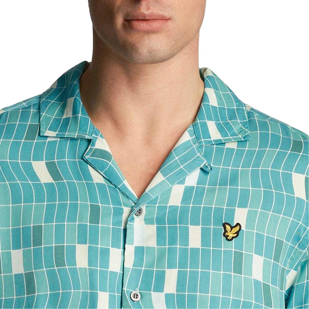 Lyle & Scott Mens Pool Print Shirt