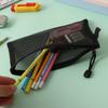 Transparent Pen Bag Square Shape Stationery Pouch Portable Storage Pouch  Beauty Tool Storage
