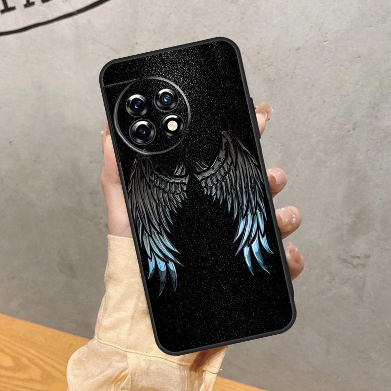 Крылья Ангел Дьявол Чехол Для OnePlus 8 9 10 Pro 15 15R 13 R 12 11 13T 10T 8T Nord CE 5 2 3 4 Lite N20 N30 Обложка
