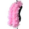 DIY 200Gram Pink Turkey Marabou Feather Boas Trim Scarf 2Meter Feathers Clothing Wedding Party Shawl Decoration Plumes Crafts Scarf