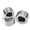 Silver Male Thread Hexagon Plug 304 Stainless Steel Tube Plug Sealing Pipe Port  Hardware