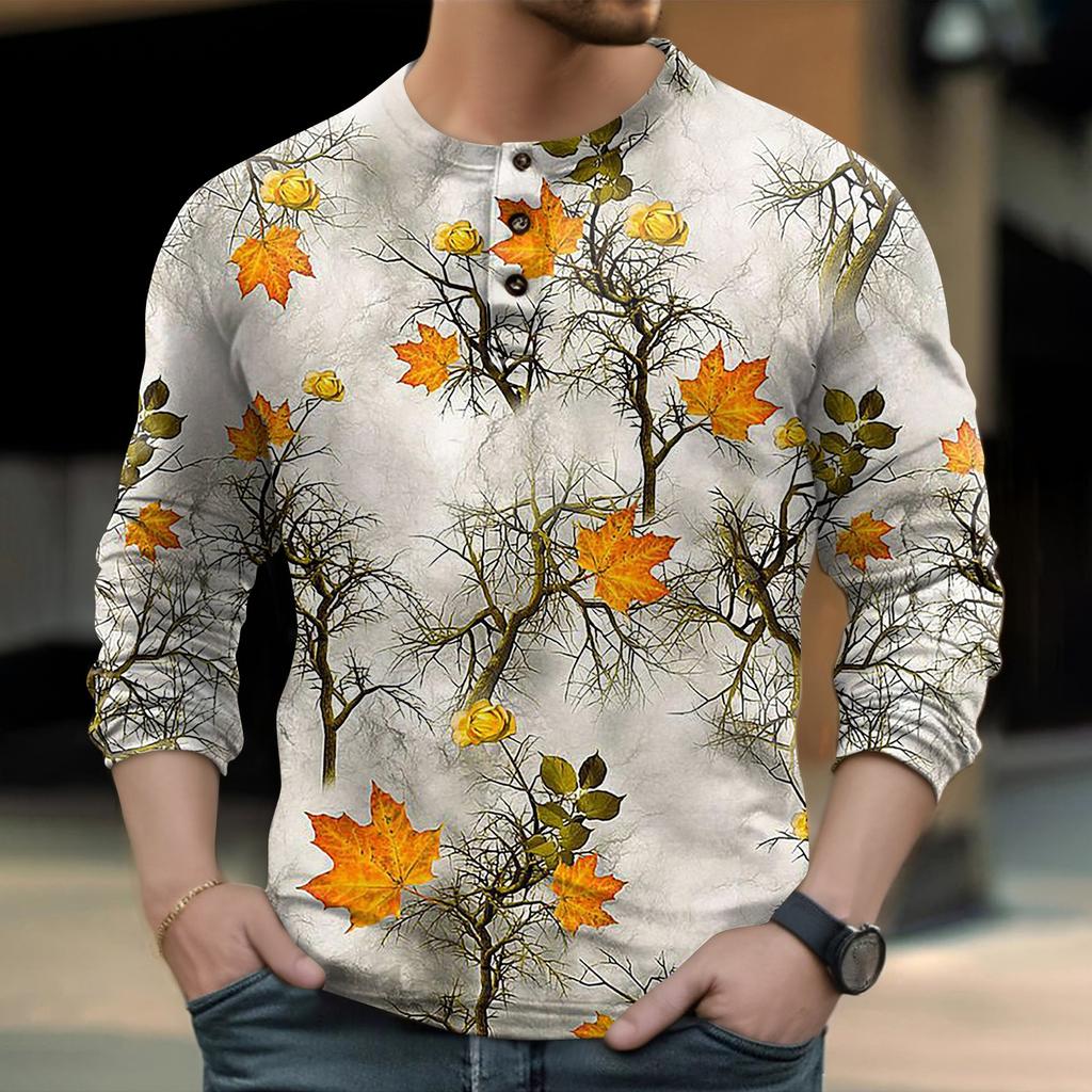 Мужская уличная винтажная модная спортивная футболка с v-образным вырезом и длинным рукавом