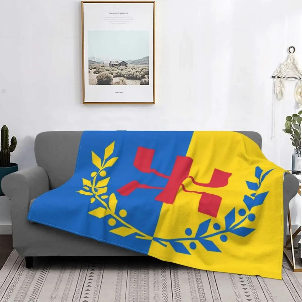 Печать кабильского ковра одеяла дышащие мягкие фланель зимние богемные амазигские берберские пледы для дивана дома кровать подарки