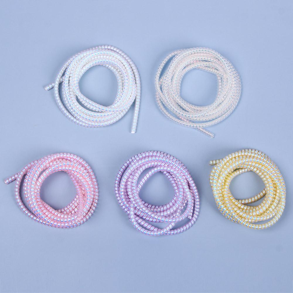 Spiral Manual Charging Protection Rope Earphone Winding Spring Phone Line Data Line Arrangement