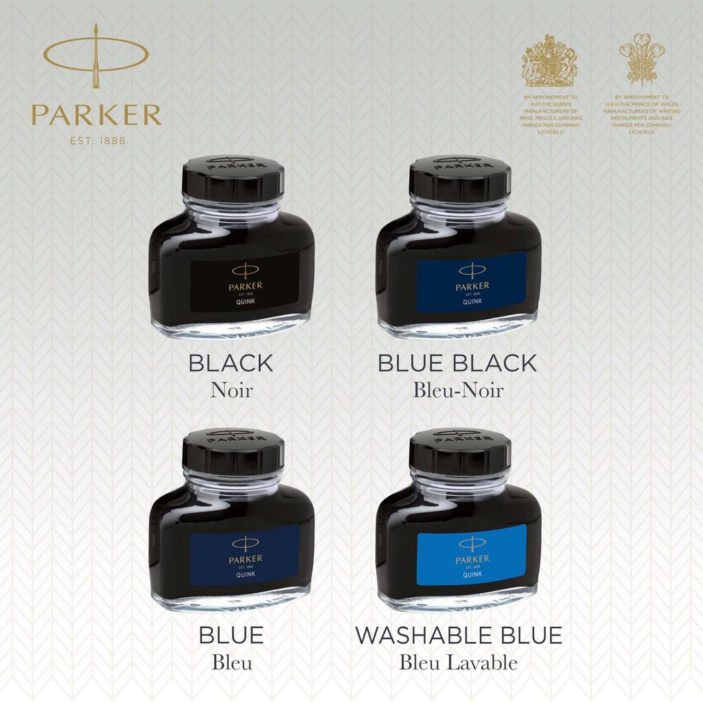 PARKER Чернила Quink Черные в бутылке S1162110 57мл Импортные (Подлинный продукт)