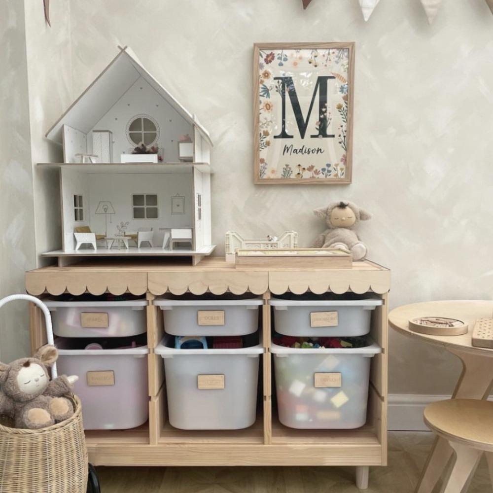 6pcs Handmade Fan-shaped Wooden Frame Unfinished Cabinet Frame Creative DIY Crafts Frame Wall Art