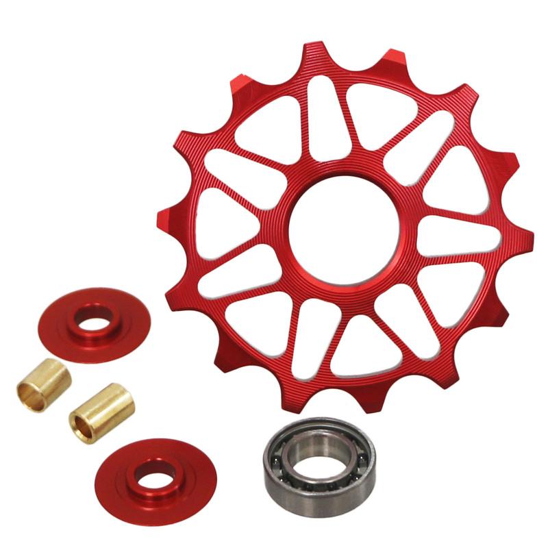 2pcs 12T 14T Bike Ceramic Bearing Rear Derailleur Pulley Guide Roller Idler For SHIMANO SRAM DEORE GX Jockey Wheel Bicycle Parts