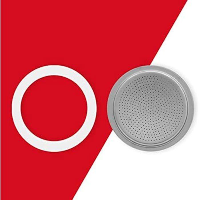 Запасные части - Bialetti - La Mokina - 1 Прокладка - 1 Пластина - Совместимо 1 Чашка