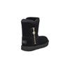 UGG Bailey Zip Short Plush Snow Boots Kids Boots Black 1123613T-BLK