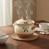 Japanese Design Clay Pot Excellent Heat Retention Japanese Clay Pot with Lid