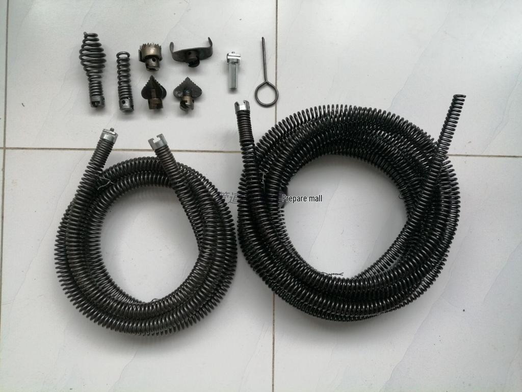 Электрический очиститель стоков - Гибкая пружина 16 мм для труб